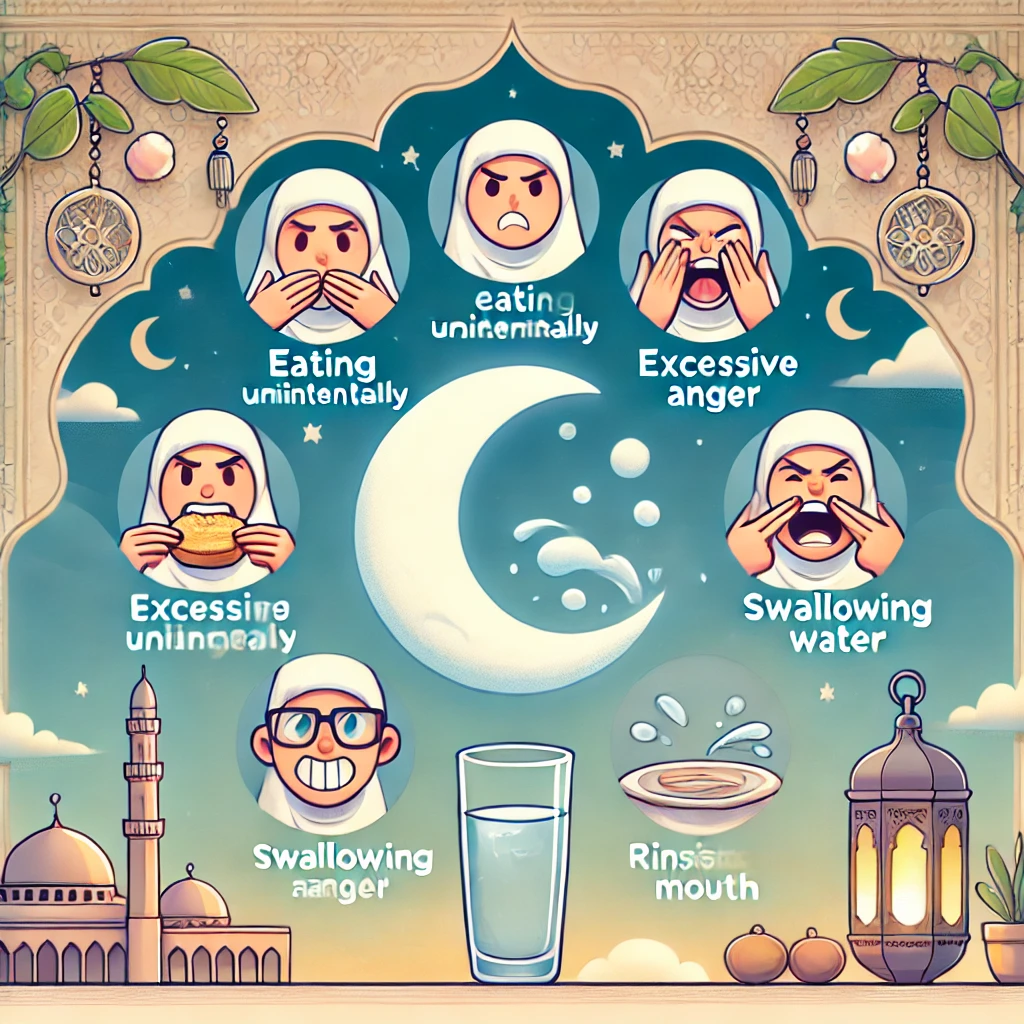 hal yang membatalkan puasa