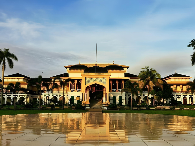 sejarah istana maimun, ikon budaya di tengah kota medan