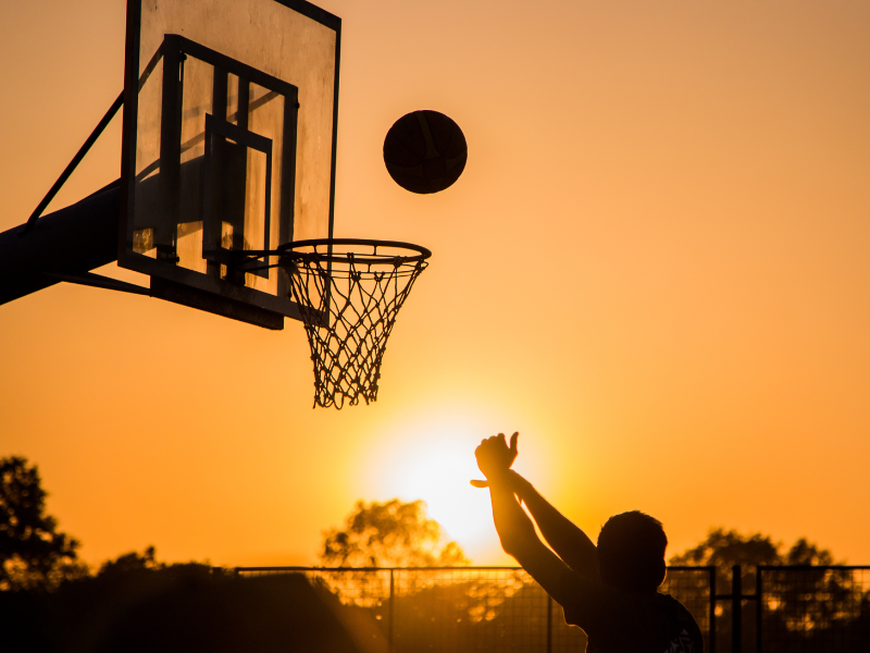 bola basket di sore hari bikin badan dan mood on fire