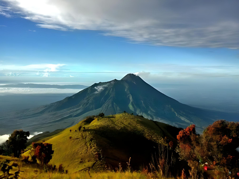 gunung merbabu yang menyimpan pesona alam mempesona