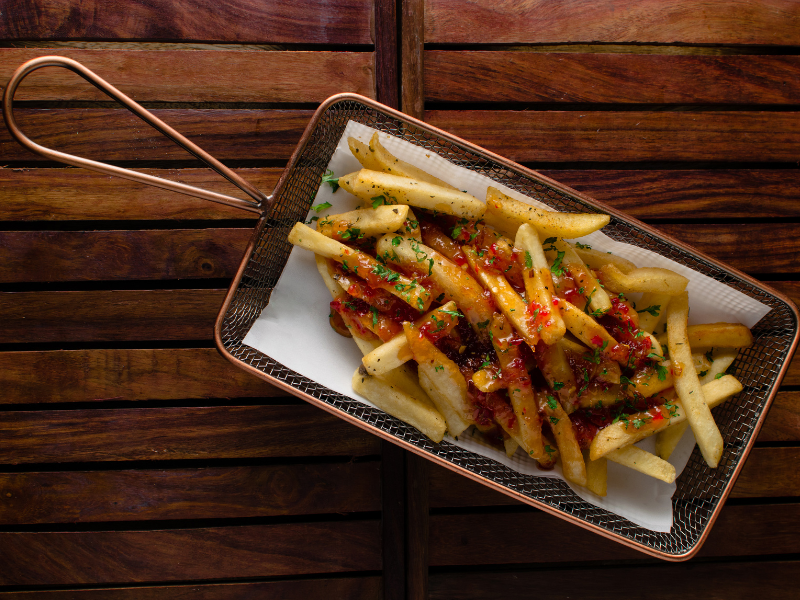 kentang goreng saus pedas manis bikin ketagihan