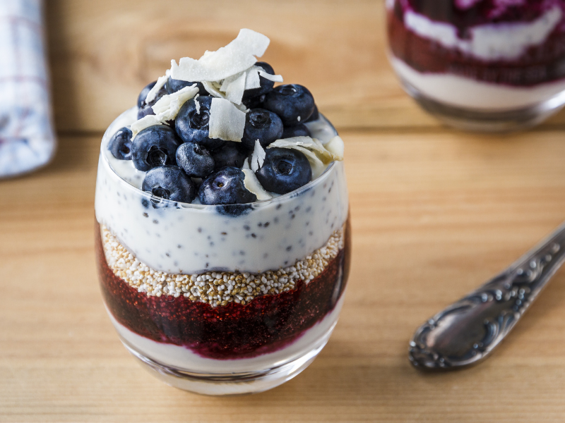 resep puding blueberry yang segar untuk sarapan sehat