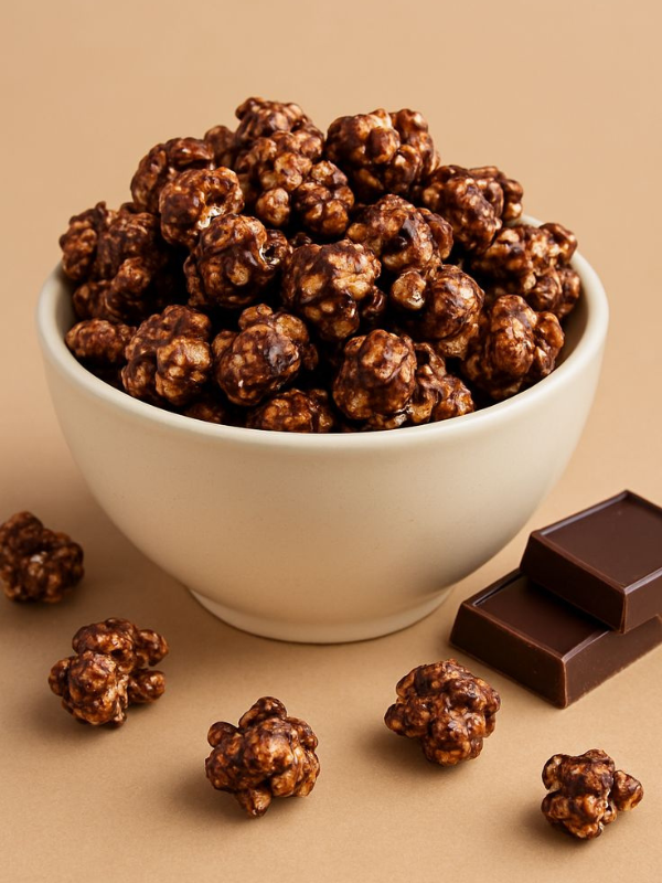 cara membuat chocolate popcorn yang lezat