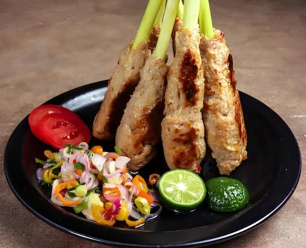 cara membuat sate lilit ayam khas bali yang pedas dan gurih