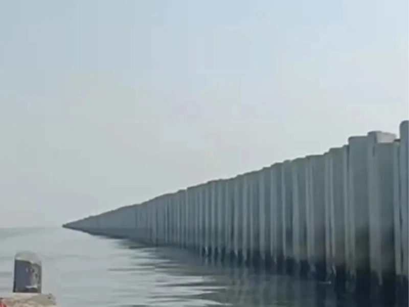 heboh, tanggul beton cilincing jadi sorotan warga jakarta