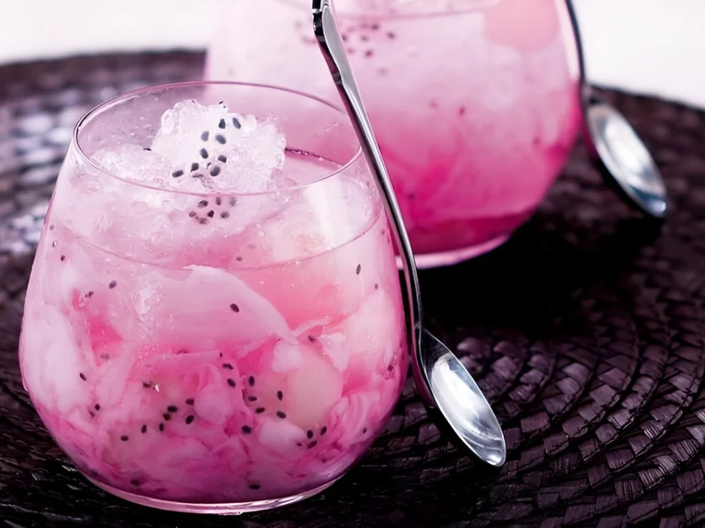 resep es kopyor sarang burung yang manis, segar, dan nikmat