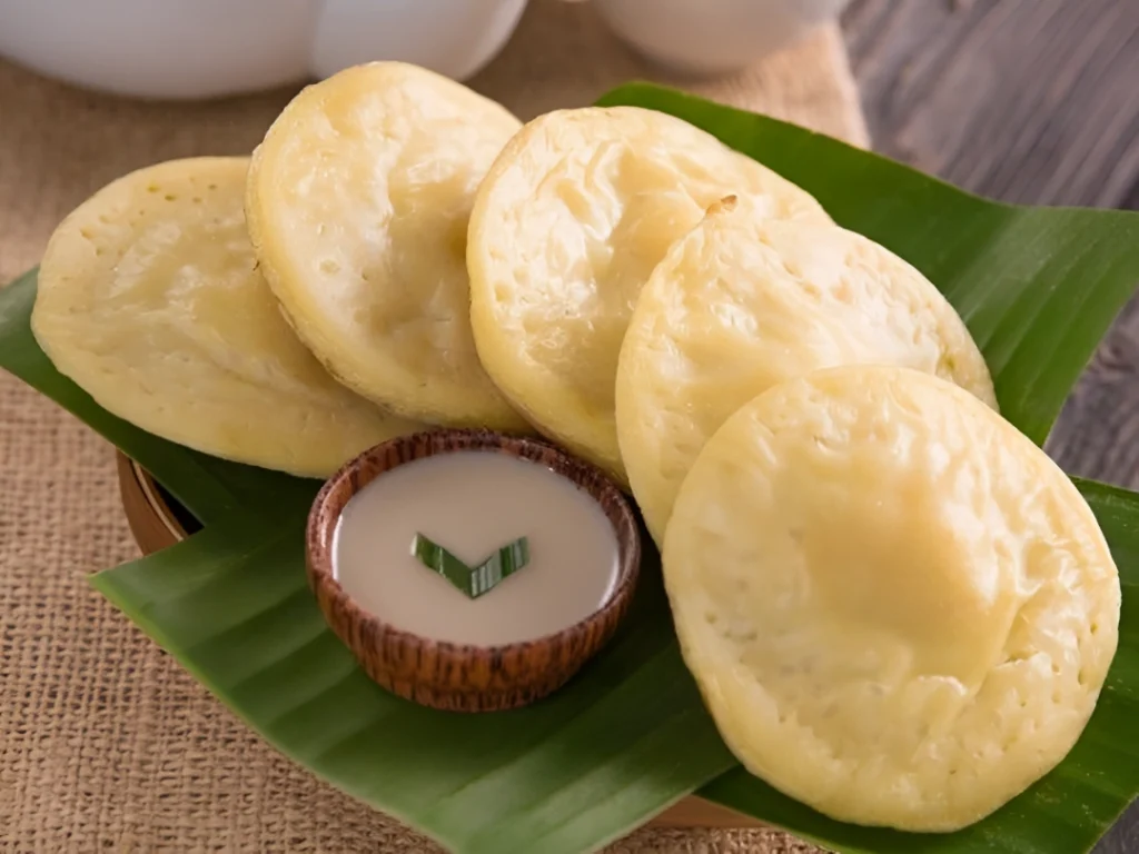 resep serabi yang empuk, legit, dan enak, cocok untuk camilan