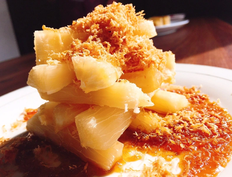 resep singkong kelapa dengan gula merah yang legit