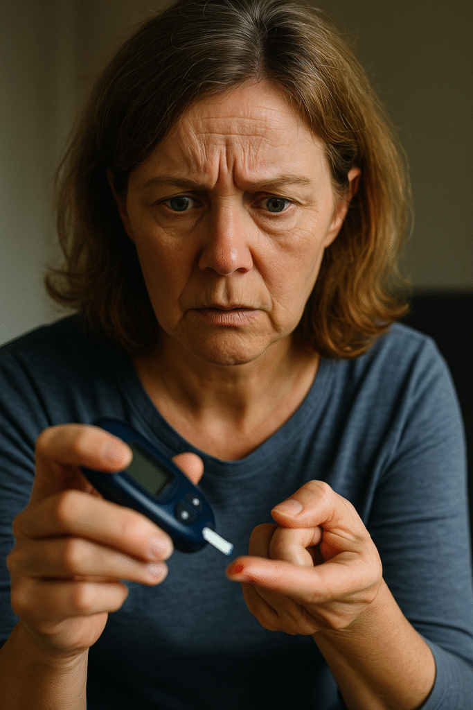 Ilustrasi penyitas diabetes tipe 2 dan peningkatan kadar gula darah