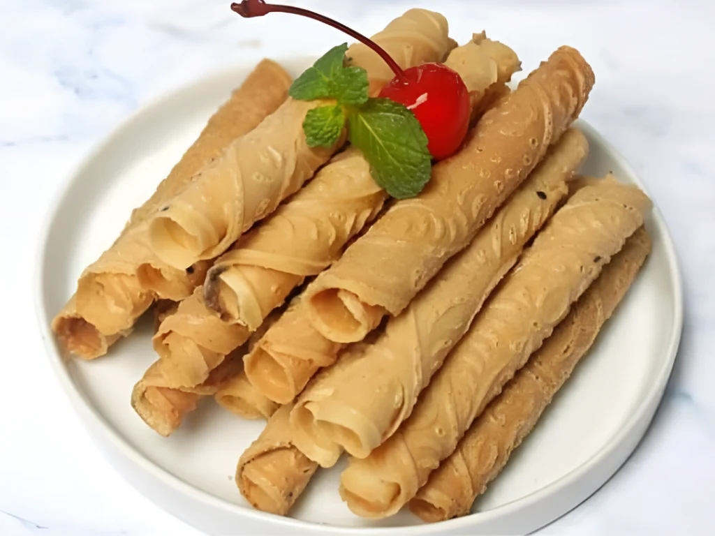 resep kue semprong yang manis, harum, gurih, dan renyah