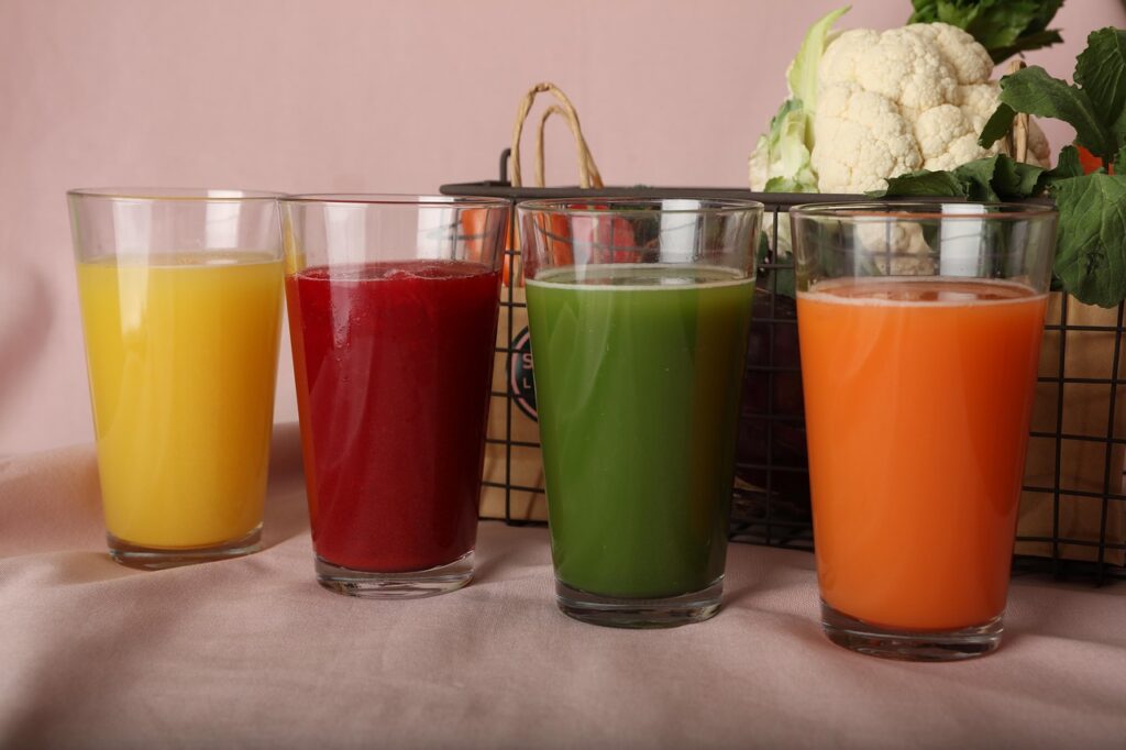 kombinasi jus buah dan sayur