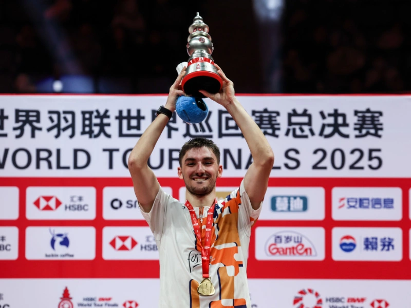 Podium BWF World Tour Finals 2025