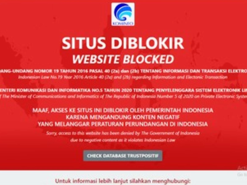 Komdigi Blokir Konten Negatif Digital