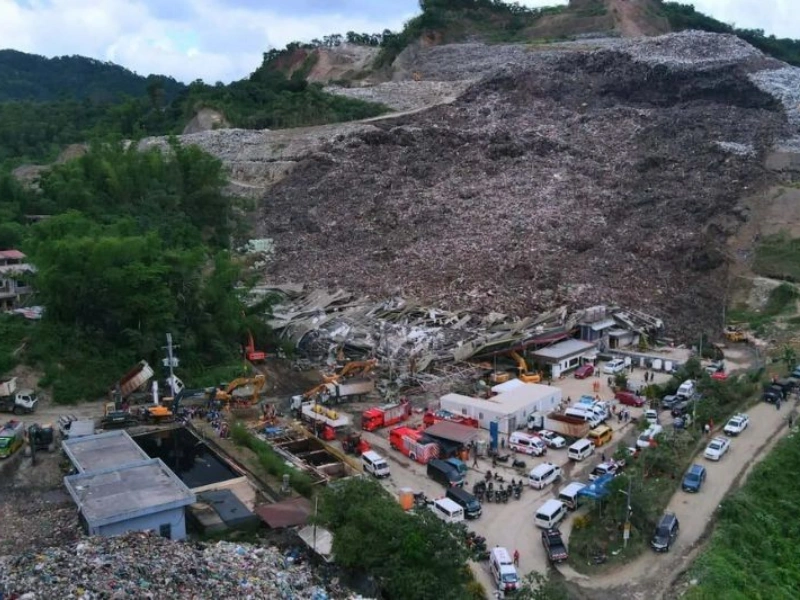 Longsor Gunung Sampah Filipina
