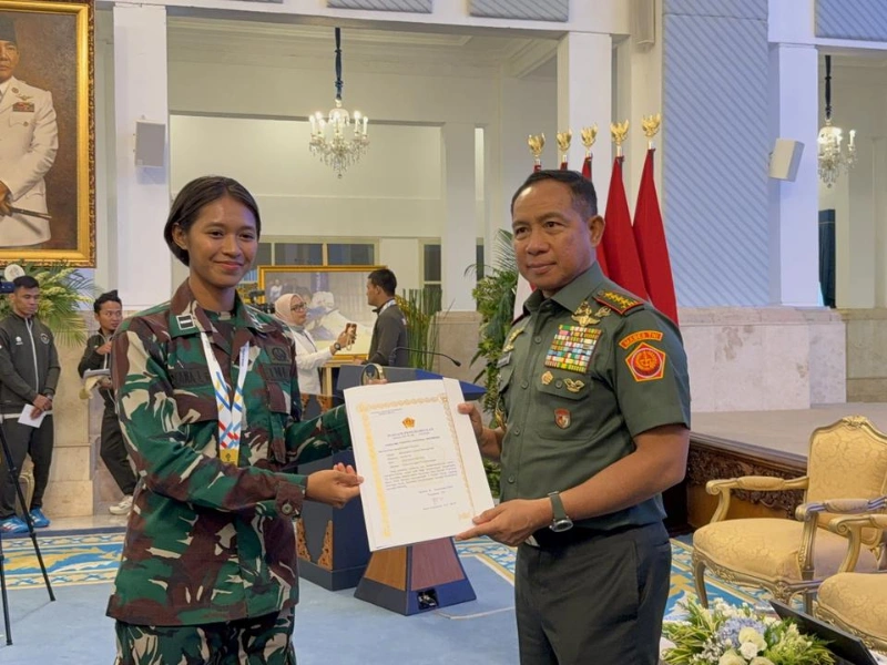 TNI Kenaikan Pangkat Medali SEA Games 2025