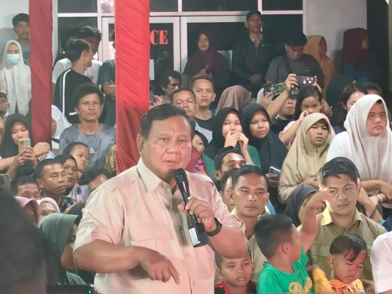 Prabowo Tahun Baru Tapsel