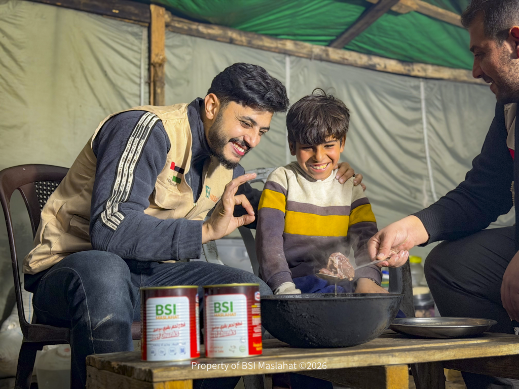 Sedekah daging untuk rakyat palestina