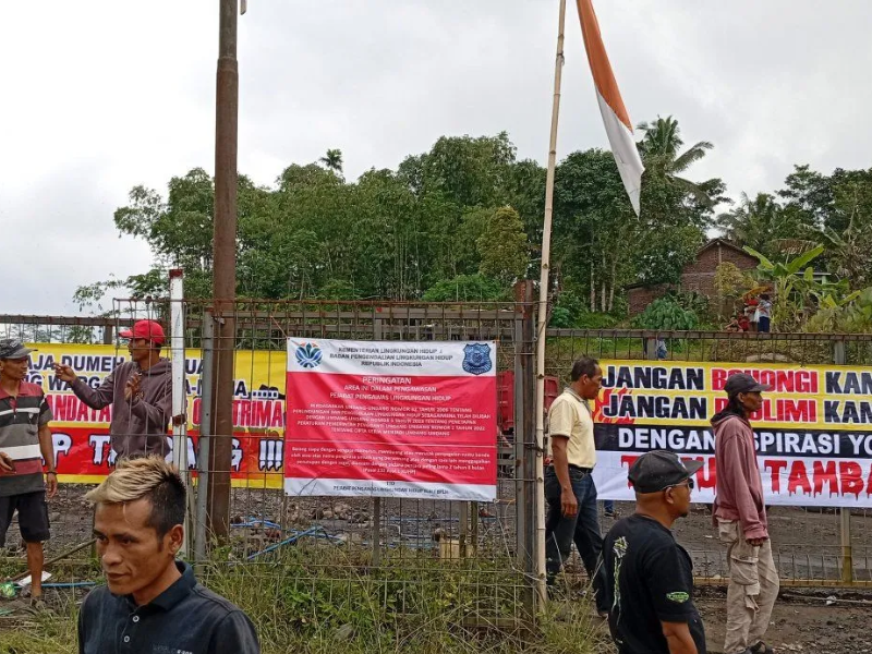 Warga Sumbang Banyumas Tolak Tambang