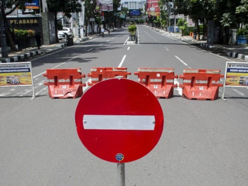 Jalan Utama Ditutup Kunjungan PM Australia