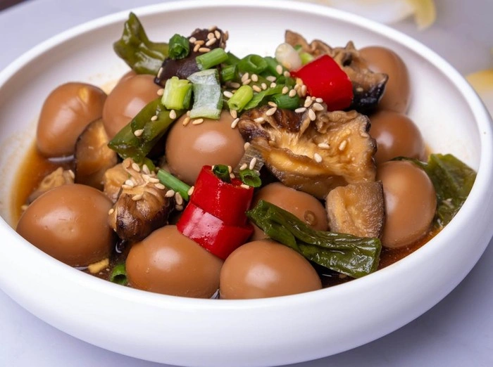 telur puyuh kecap pedas