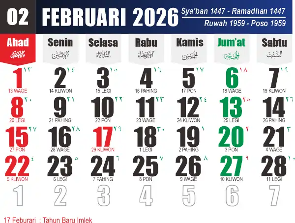 tanggal 25 februari