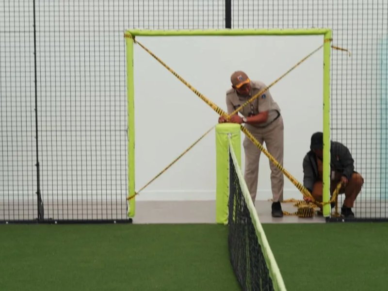 Lapangan Padel Disegel di Jakarta