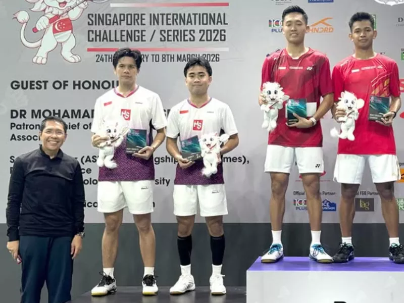 Indonesia Juara Umum Singapore IC 2026