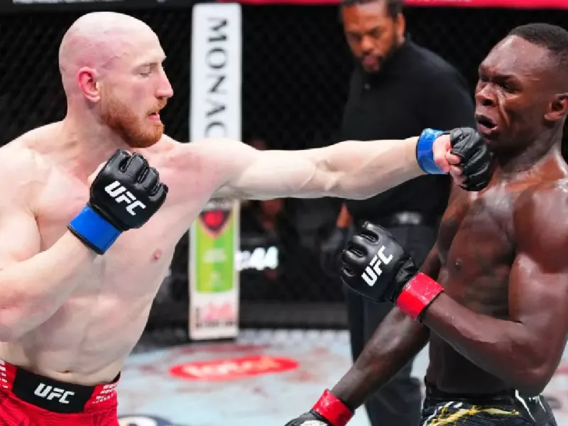 Pyfer TKO Adesanya UFC Seattle