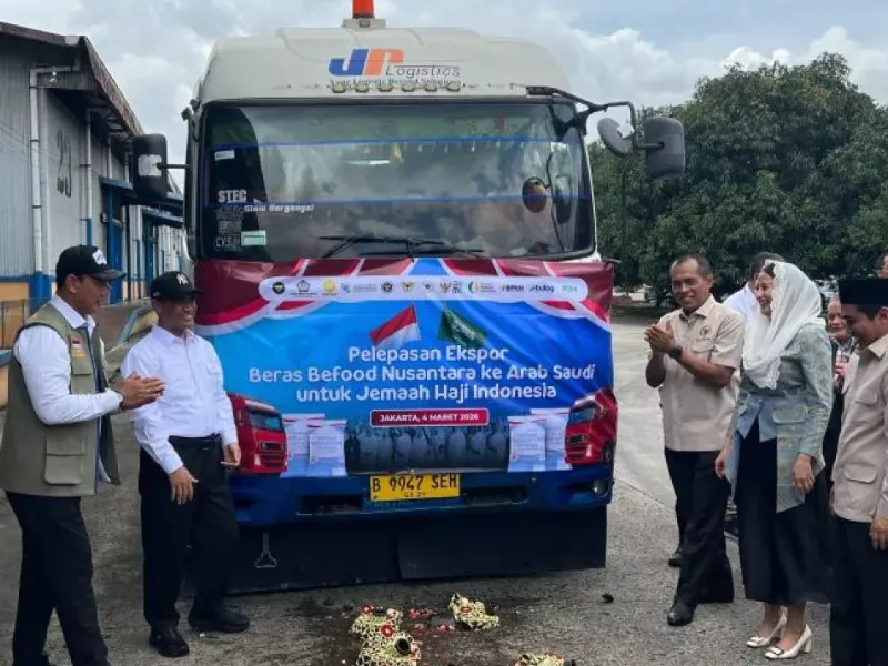 Indonesia Ekspor 2.280 Ton Beras Arab Saudi