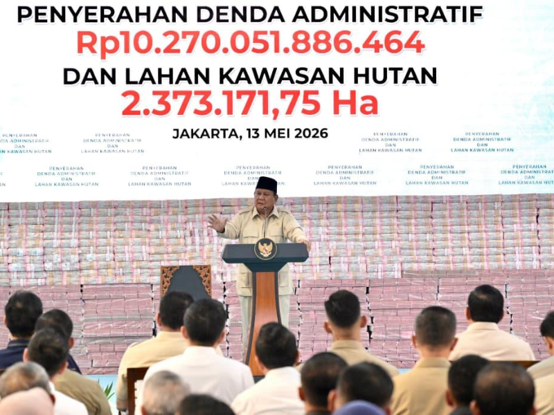 Rp10 Triliun Kasus Hutan