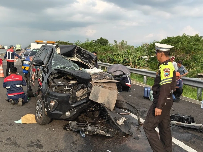Kecelakaan Gus Hilman Tol Paspro