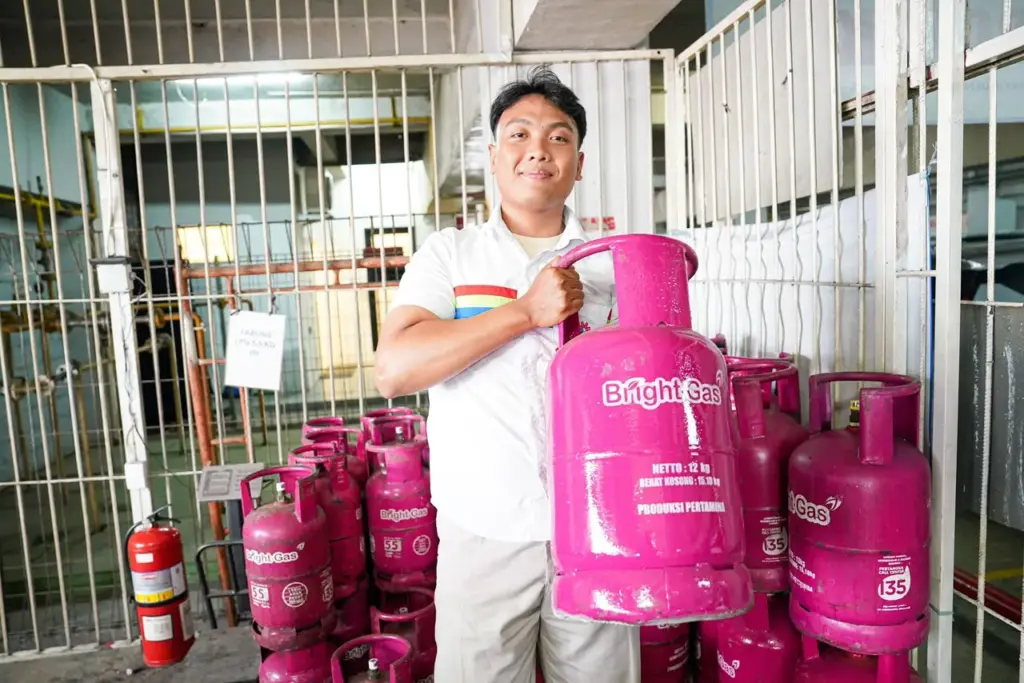Harga Bright Gas Turun