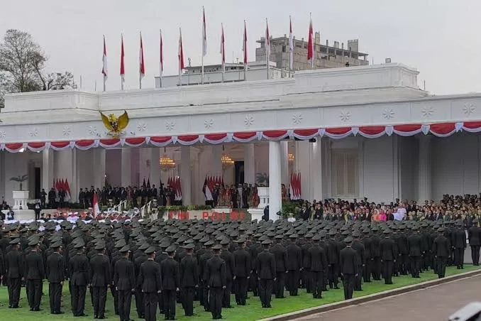 Prabowo Lantik TNI Polri