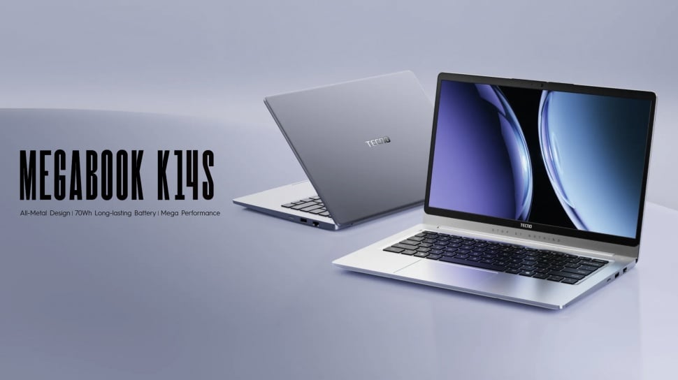 Tecno Megabook K14S Resmi