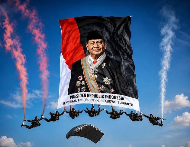 Atraksi Terjun Payung Kopassus