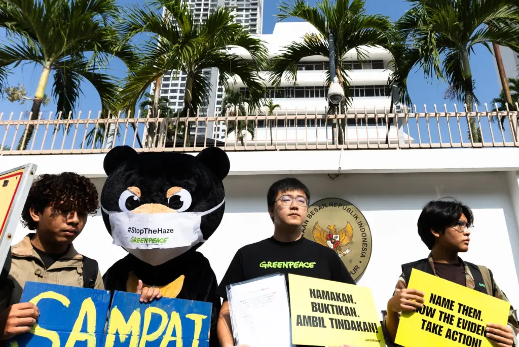 Malaysia Demo KBRI Karhutla