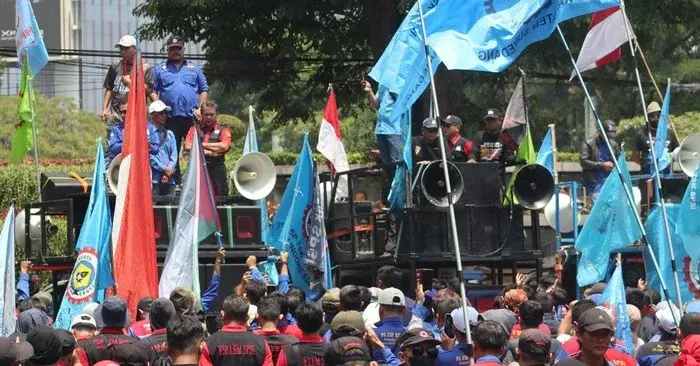Demo Buruh Jakarta