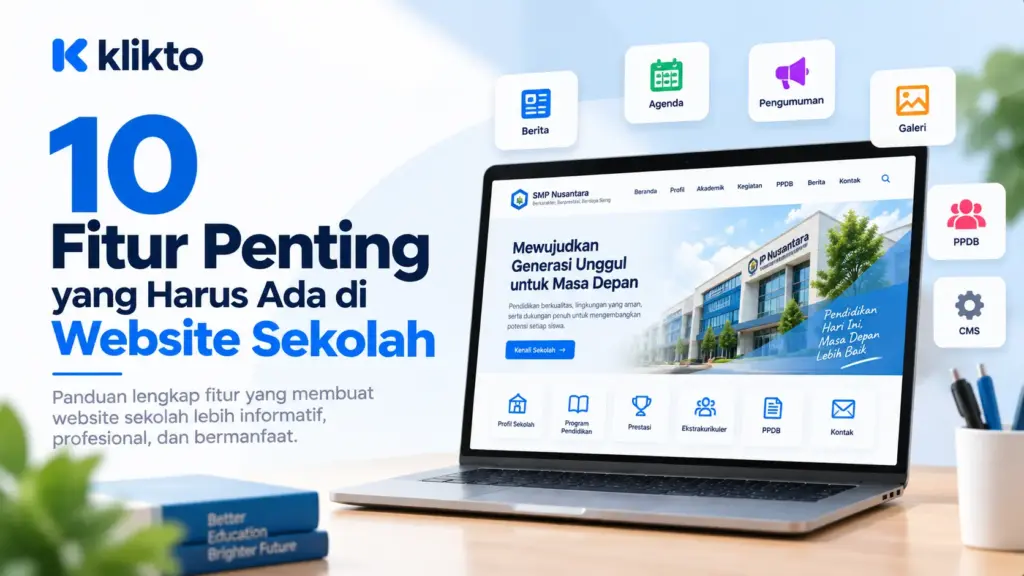 fitur website sekolah