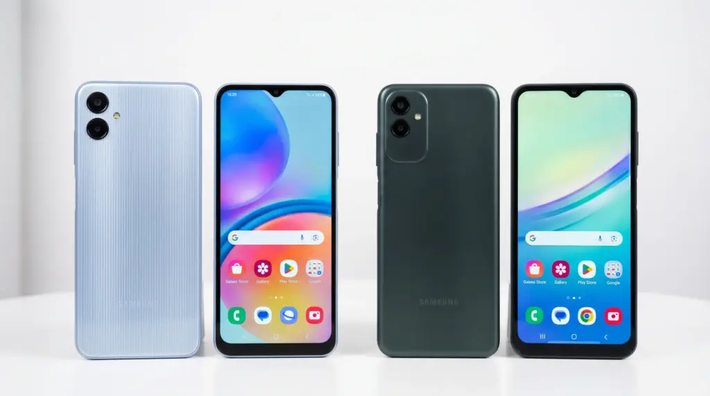 Samsung Galaxy A07 vs A06 dengan perbedaan desain dan spesifikasi